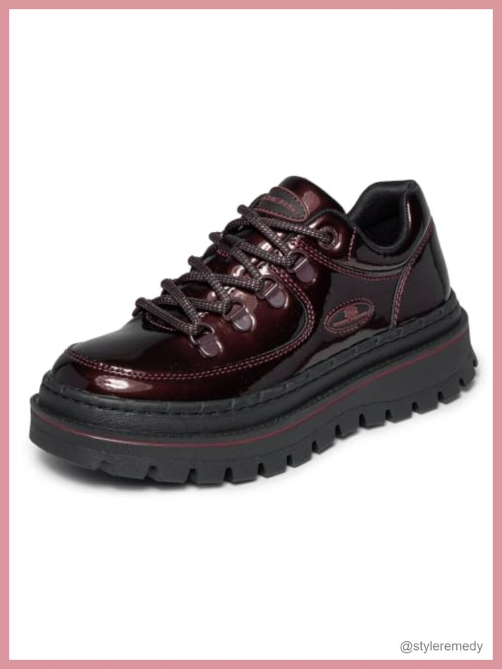 Platform Sneaker Boot Lace-Up with Memory Foam Cushioning